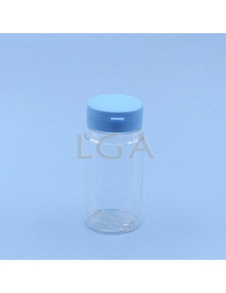 Cojee a píldoras plástico de cristal 100ml con cápsula de seguridad