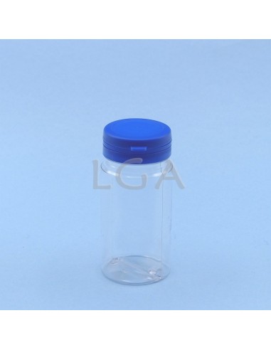 Crystal plastic capsule box 100ml with...