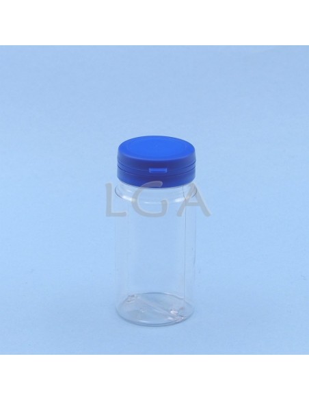 Pilulier plastique cristal 100ml- à couvercle inviolable