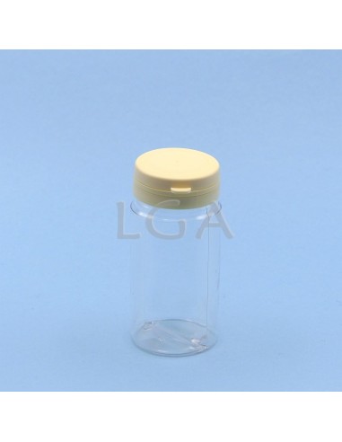 Kapselbox aus Plastik, kristallin, 100ml mit...