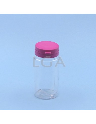 Kapselbox aus Plastik, kristallin, 100ml mit...