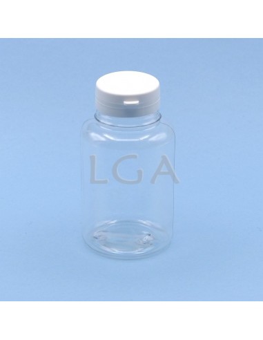 Crystal plastic capsule box 250ml with...