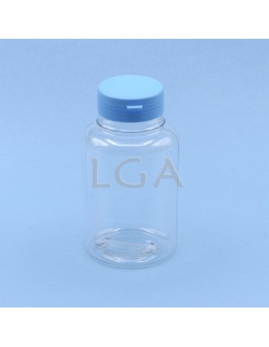 Crystal plastic capsule box 250ml with...