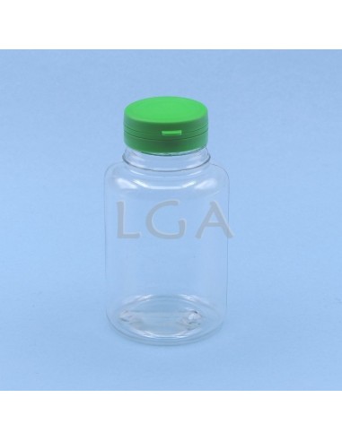 Crystal plastic capsule box 250ml with...