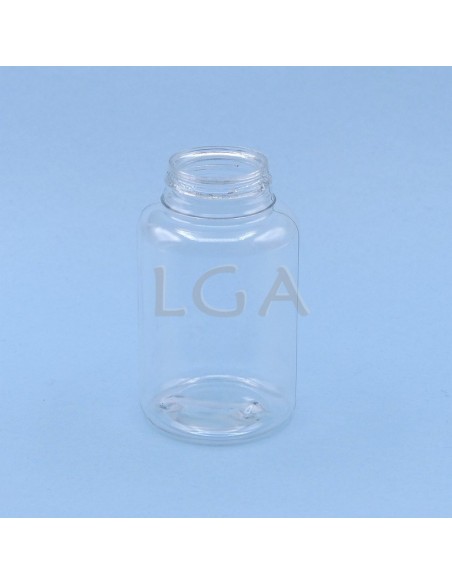 Zoppica a pillole in plastica cristallo 250ml con capsula antimanomissione