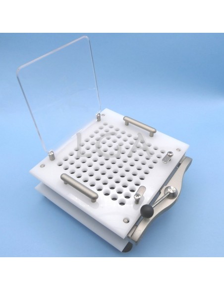 Capsule filler with loader 100 TFL, with interchangeable plates, for 100 caps