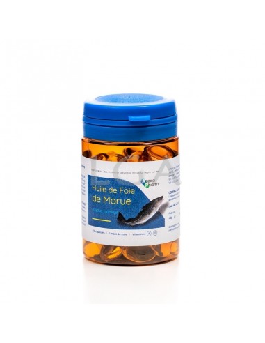 Soft capsules with cod liver oil