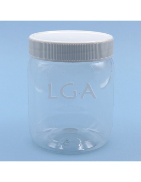 Bote de cristal con rosca