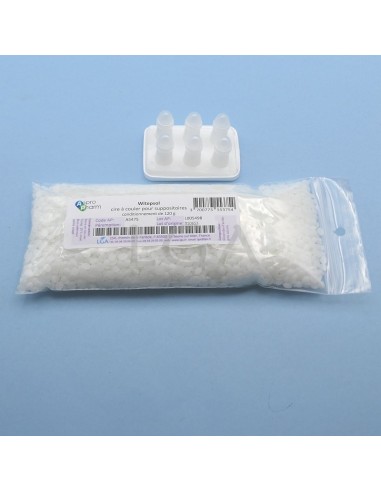 Mould for 6 Suppositories 1 g with 120 g Witepsol®