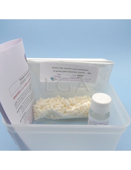 Kit per la prerarazione di capsule gastro-resistenti - Mis. 1