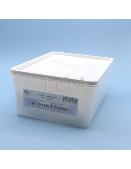 Homeopatic granules, sugar neutral (100% xylitol)