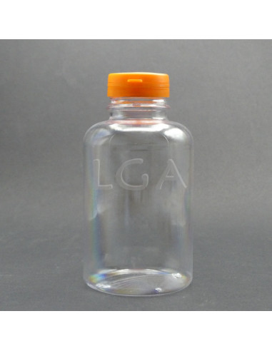 Pilulier plastique cristal 500ml, à couvercle...