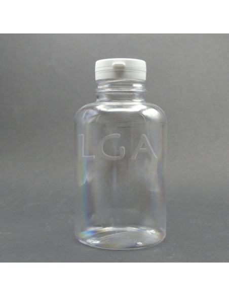 Zoppica a pillole in plastica cristallo 500ml con capsula antimanomissione