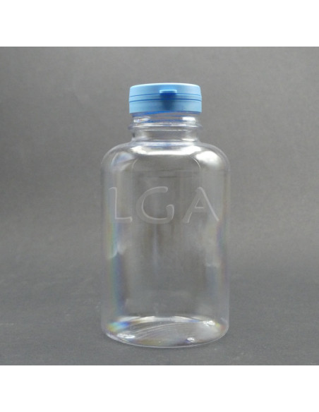 Cojee a píldoras plástico de cristal 500ml con cápsula de seguridad