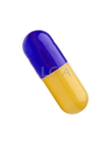 Bleu / Jaune opaque