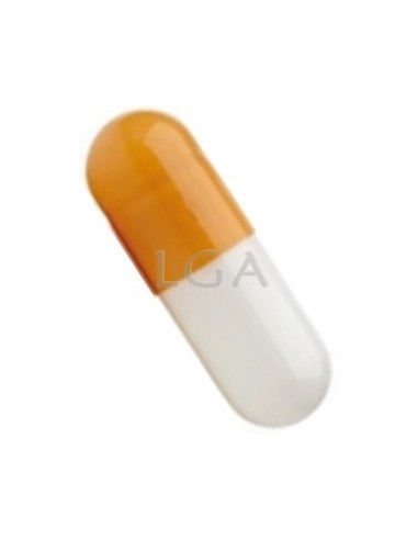 Orange / Blanc opaque