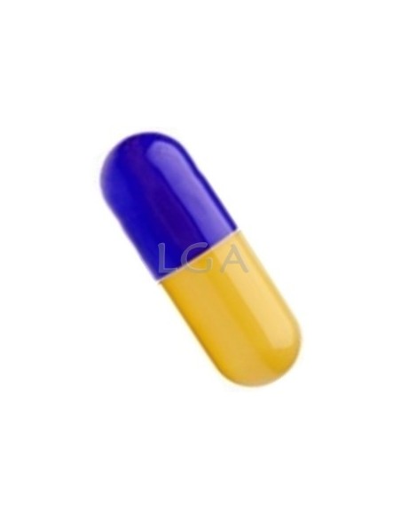 Bleu / Jaune opaque