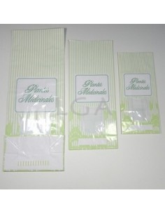 Sachets plantes papier imprimés 'Plantes médicinales'
