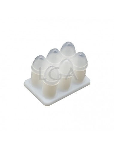 Moules à suppositoires: Pack SUPPOstéril
 Variante-moule pour 6 suppositoires de 3 g, à l'unité