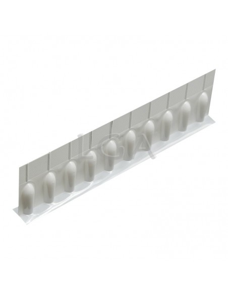 Stampi per supposte: Striscia flessibile da 10