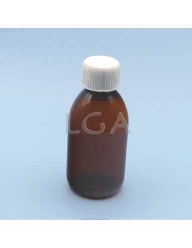 Flacone rotondo per sciroppo- PET plastica...