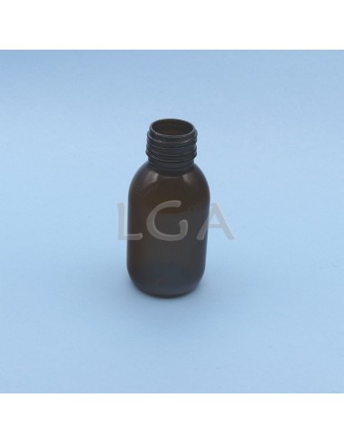 Flacone rotondo per sciroppo- PET plastica...
