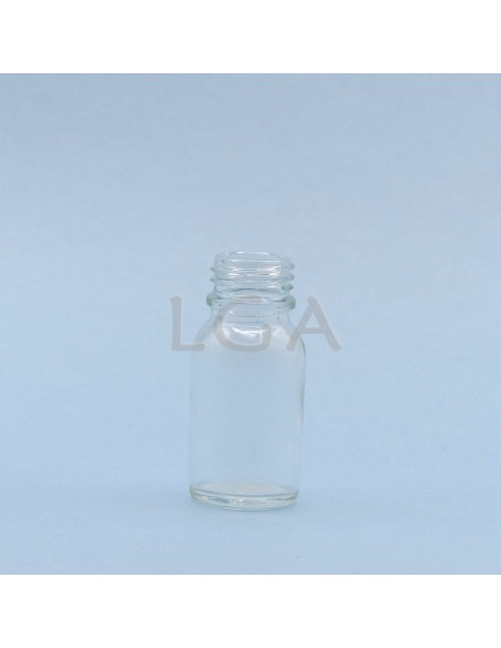 Flacone rotondo vetro bianco Ø18 "Farmacia" 15ml