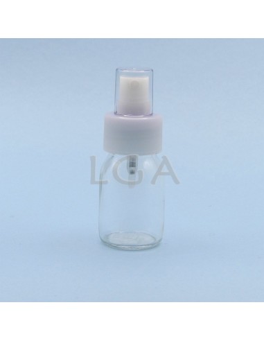 Flacone rotondo vetro bianco ØPP28 30ml