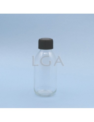 Flacone rotondo vetro bianco ØPP28 100ml