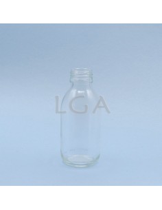 Flacone rotondo vetro bianco ØPP28 100ml