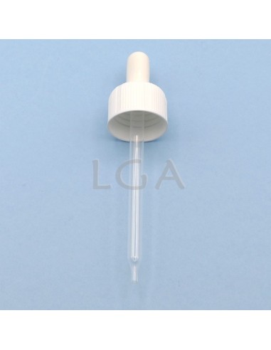 Flacone rotondo vetro bianco ØPP28 125ml